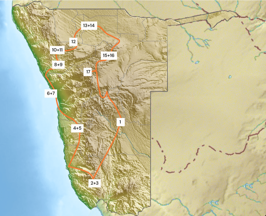 Flugsafari-Selbstfahrer-Namibia-Tour-Combo